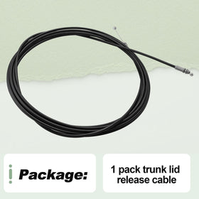 Generic trunk release cable jacket detail showing durable insulation for longevity