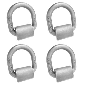 Generic D-ring welded to trailer deck showing installed anchor for reliable cargo restraint benefit