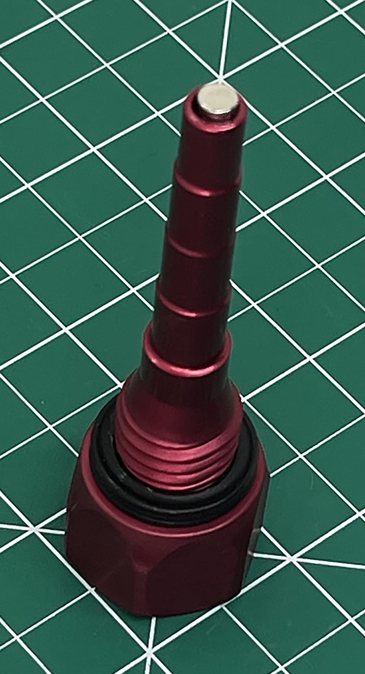 GenExhaust GE-191 next to ruler showing exact length for correct fitment