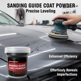 GENLEXON before and after sanding comparison showing improved surface readiness