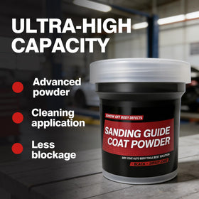 GENLEXON powder close-up texture highlighting fine grains that improve defect visibility