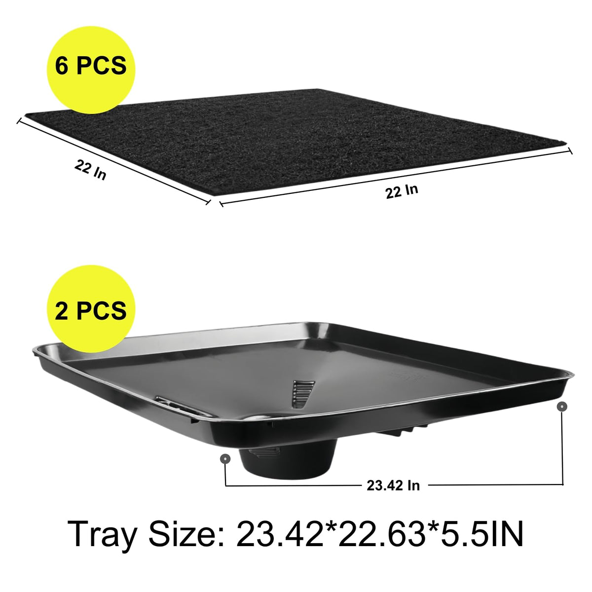 GENNIZZ close-up of pan rim and oversized opening highlighting secure funnel fit and spill control