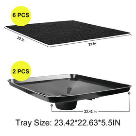 GENNIZZ close-up of pan rim and oversized opening highlighting secure funnel fit and spill control