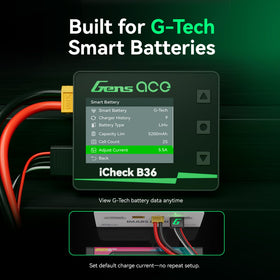 Gens ace iCheck B36 balance connector close-up for reliable contacts