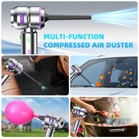 GenTant handheld vacuum cleaning car upholstery removing pet hair and crumbs efficiently
