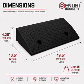 Genubi Industry underside detail showing preformed mounting holes for secure attachment