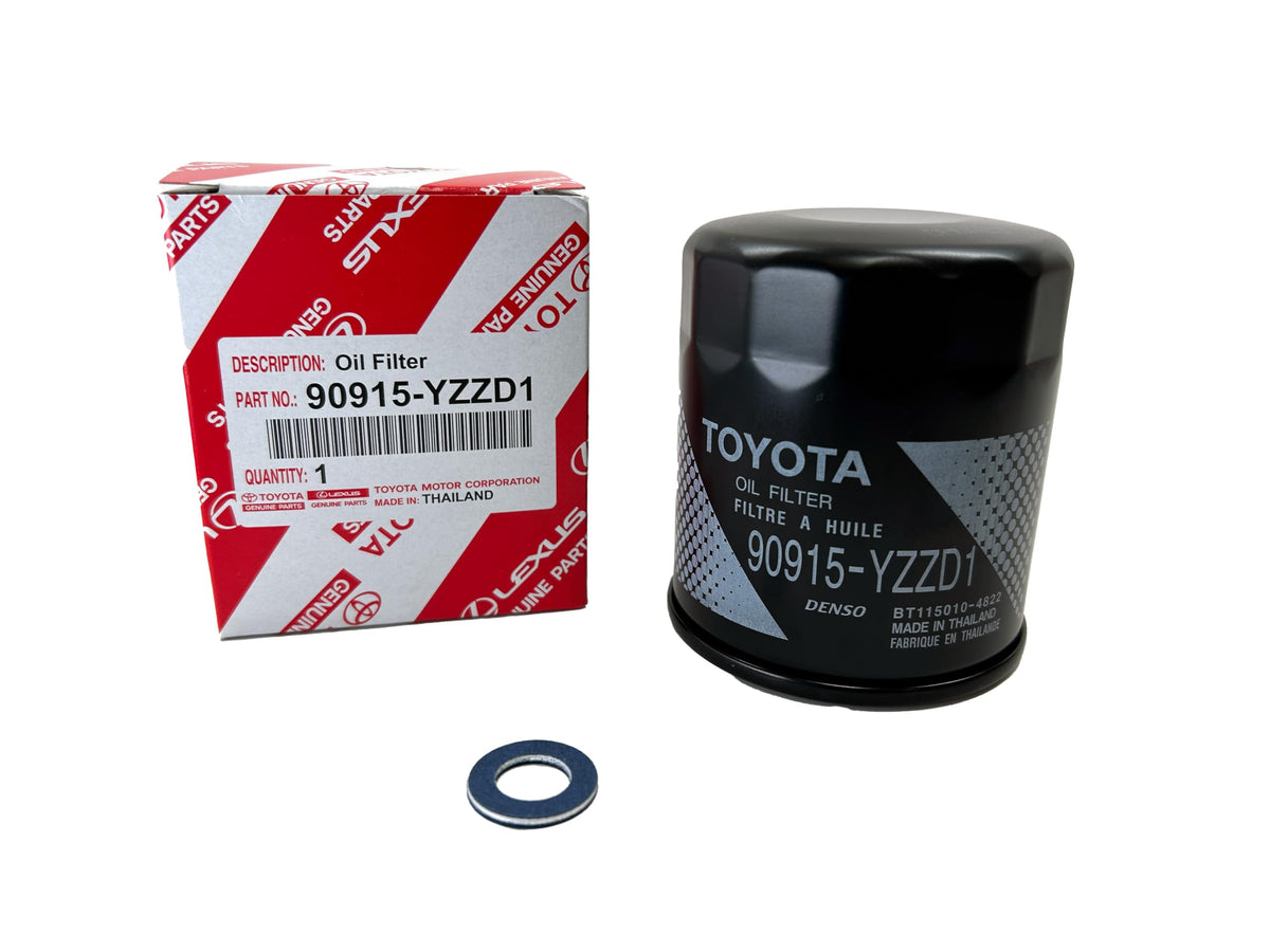 GENUINE OEM filter installed under engine illustrating proper fit and leak prevention
