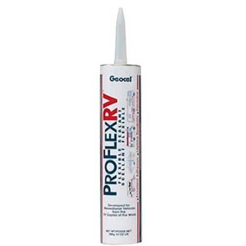Geocel Proflex clear cartridge front view showing brand and easy application benefit