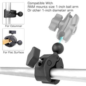 GEPULY rubber pads protecting rail finish and reducing vibration for steadier shots