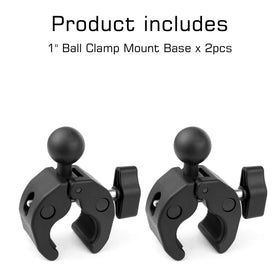 GEPULY clamp beside a ruler showing 88mm body length for tight-space mounting advantage