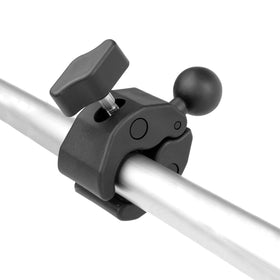 GEPULY clamp being opened by hand showing quick release and repositioning benefit