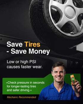 GERCHWAY LED lighting a tire valve, bright visibility for night checks