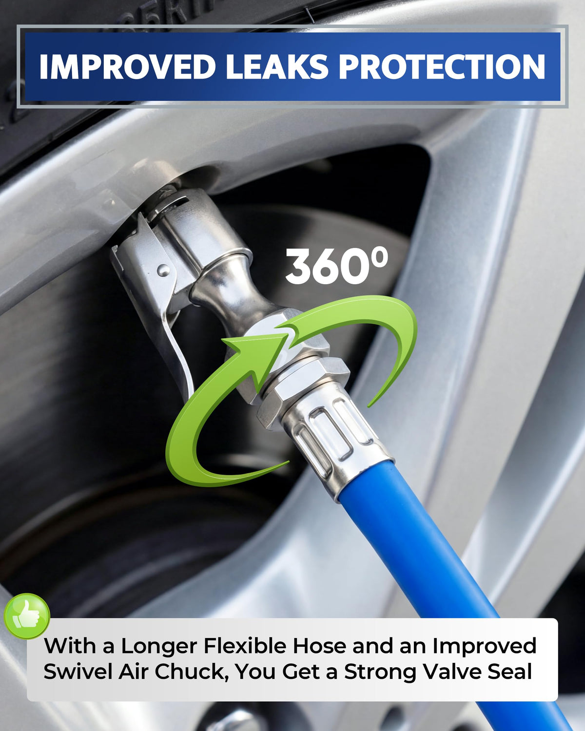 GERCHWAY quick-connect plug and 1/4" NPT fitting, fast compressor hookup