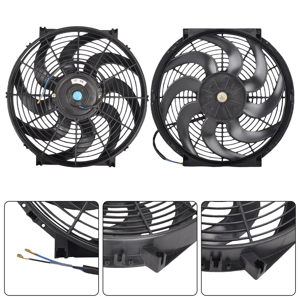 GESEXI close-up of 8-blade impeller demonstrating high-performance airflow