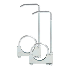 GESEXI front view of clamp and hanger showing complete 2-pack assembly benefit