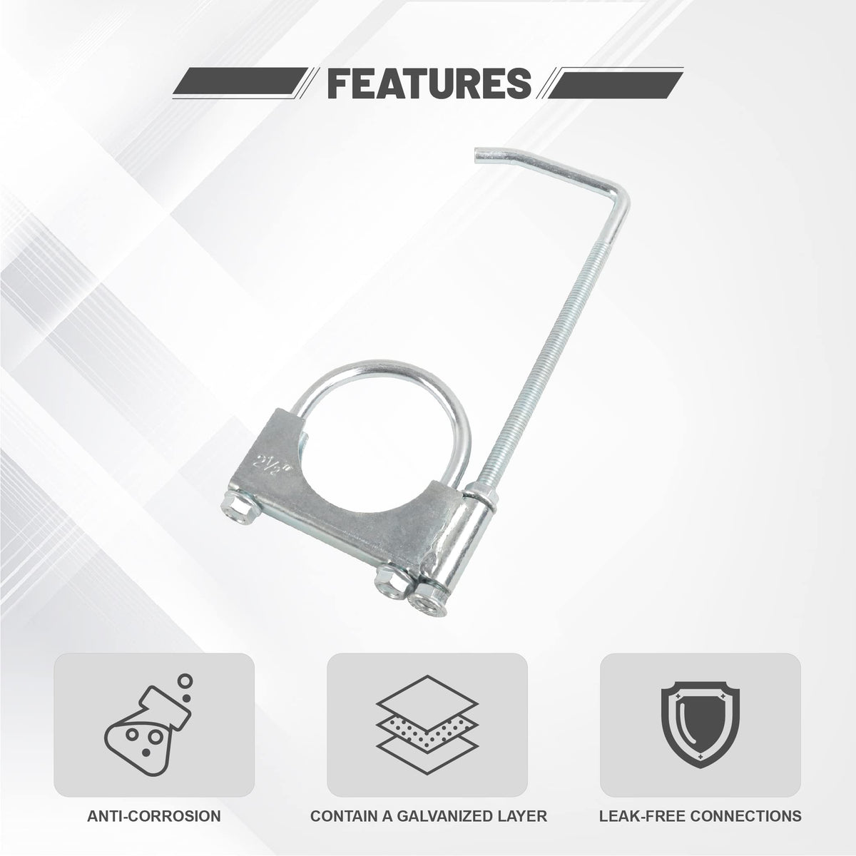 GESEXI side profile of hanger illustrating dual-stability mounting benefit