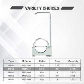 GESEXI clamp beside ruler showing shank length and sizing clarity