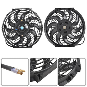 GESEXI fan wiring and connector detail enabling easy 12V installation