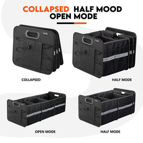 Getally folded flat for storage, saving trunk and garage space