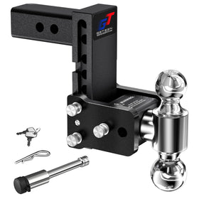 Geteen front view mounted on receiver showing secure fit and heavy-duty strength