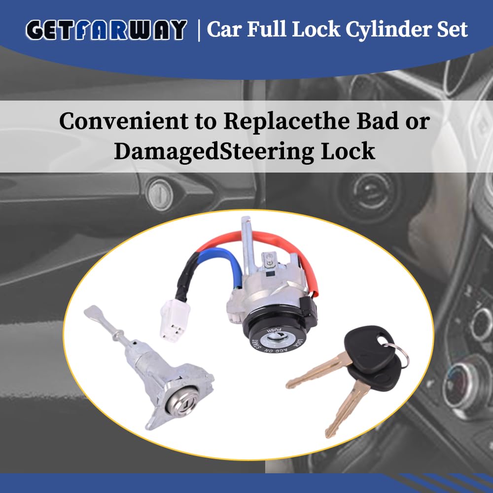 Getfarway door lock cylinder installed in door showing improved entry reliability