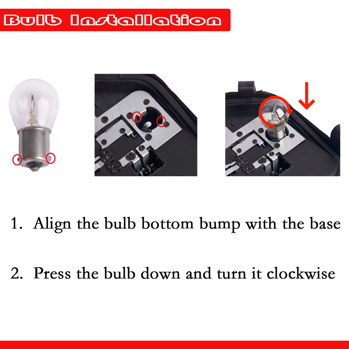 Getfarway three bulbs laid out providing immediate replacements for failed lamps