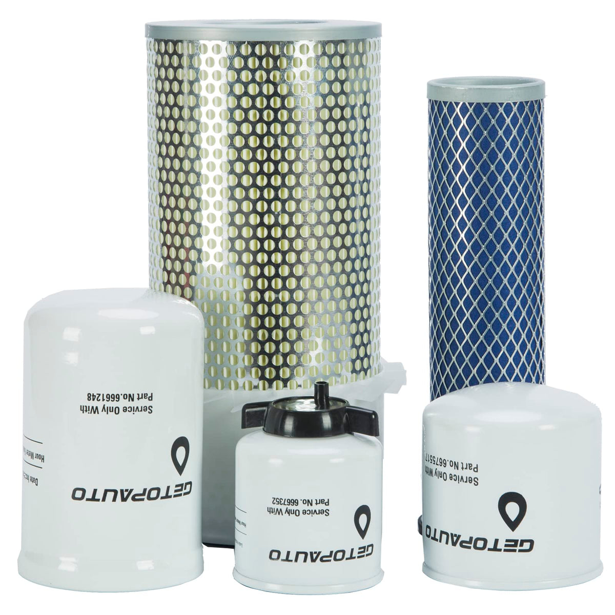 GETOPAUTO hydraulic filter thread close-up improving seal reliability and system life
