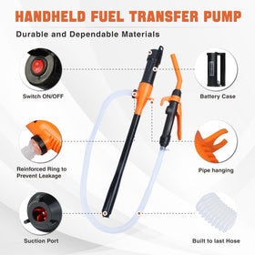GEXIHODIE in use transferring diesel from container to tank for fast fueling