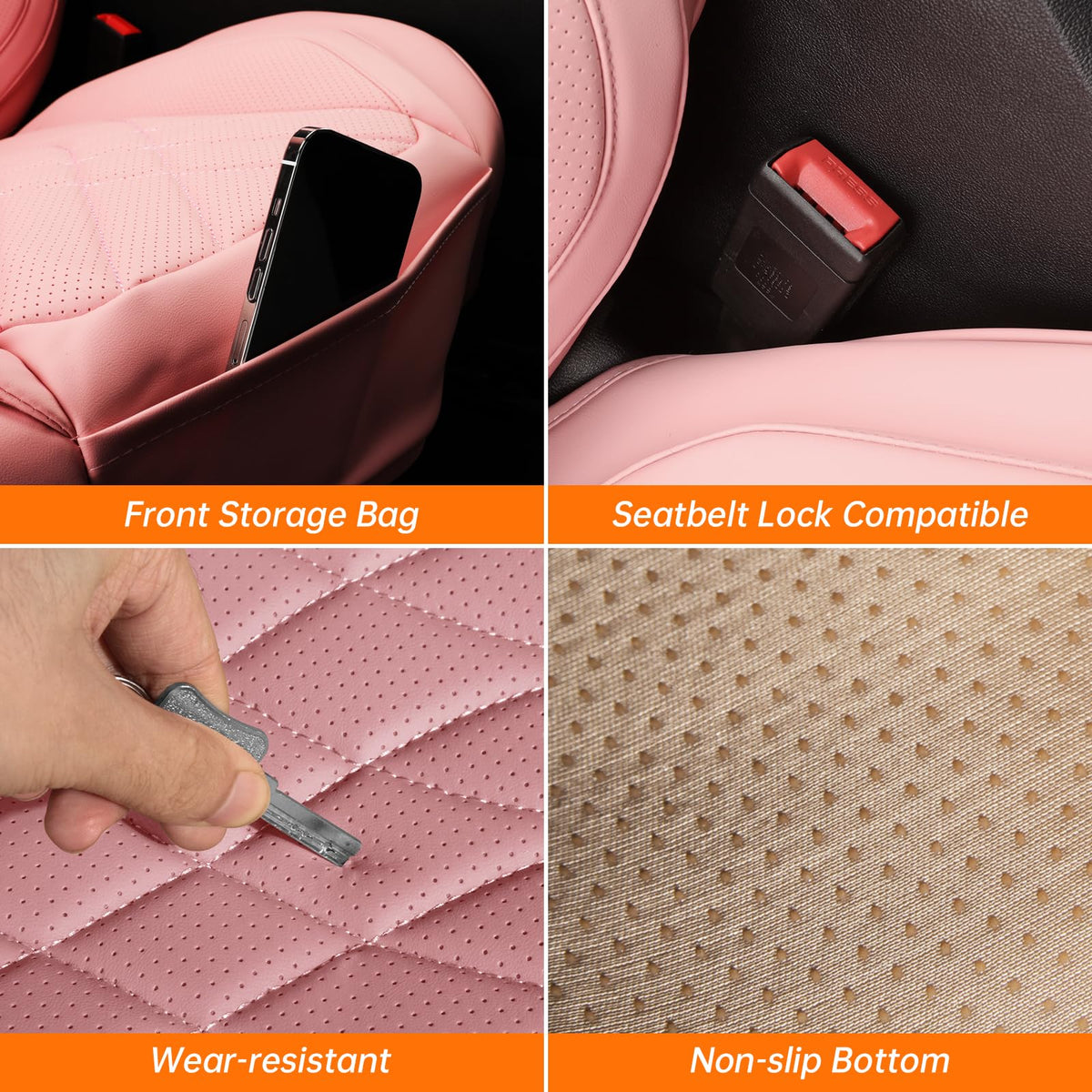 GEZHOUBA driver seat in use showing added cushioning and lumbar support