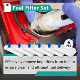 Gfdoso close-up of filter media showing durable fiber for cleaner fuel
