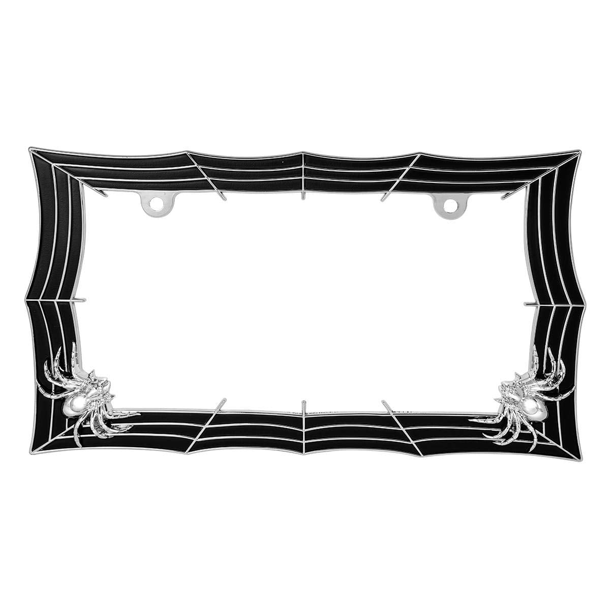 GG Grand General front view of chrome spider web frame for custom look
