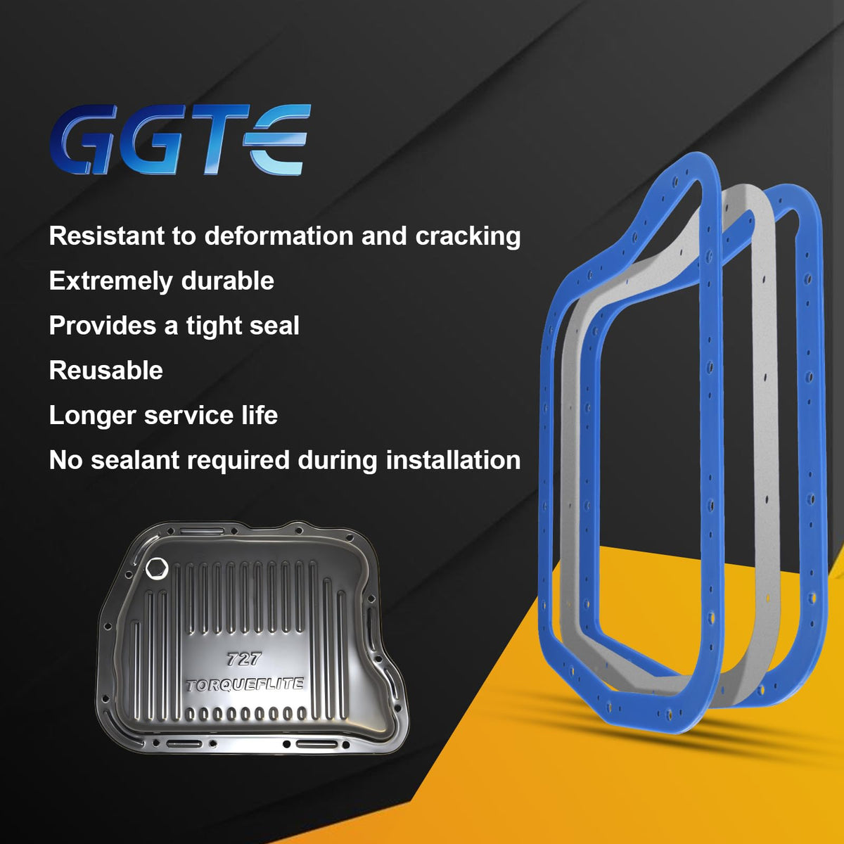 GGTE silicone surface texture detail highlighting high‑durometer resilience