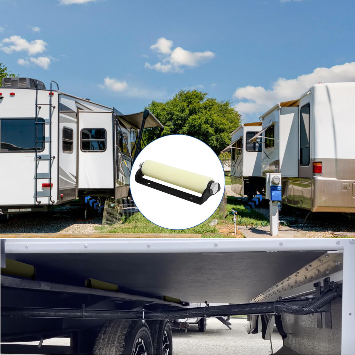 GGTE lifestyle image of RV slide out at campsite showing reliability benefit