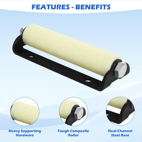 GGTE roller next to ruler showing scale for correct fit confirmation benefit