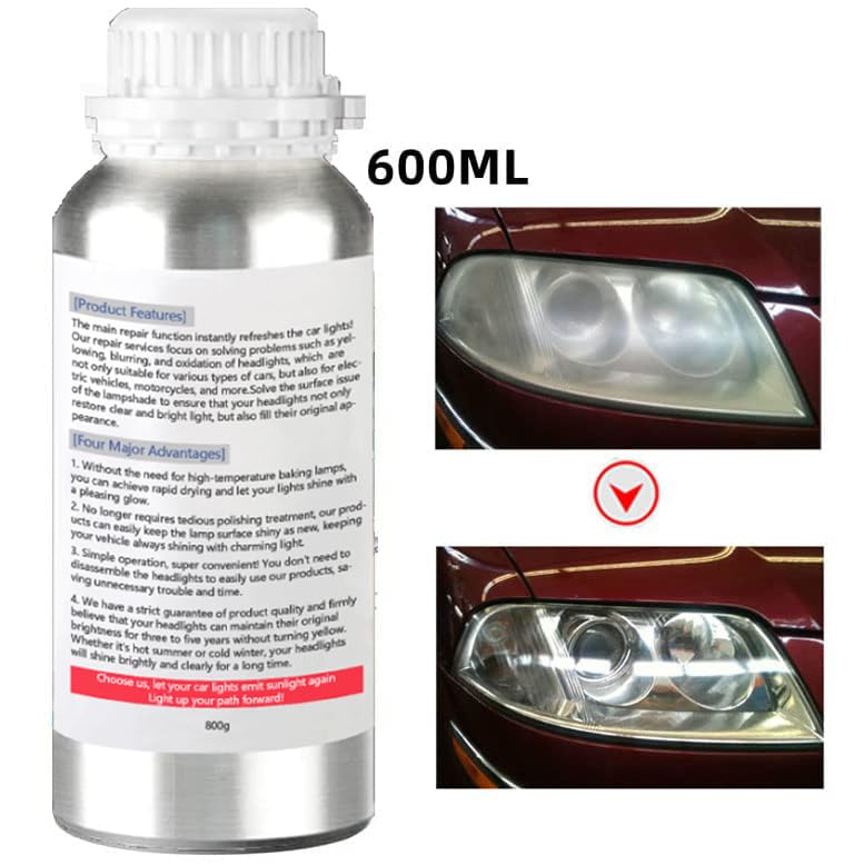 Ghguole car at night with clearer headlights showing improved visibility benefit