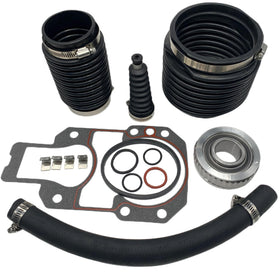 GHmarine bellows kit front package showing all included parts and clarity