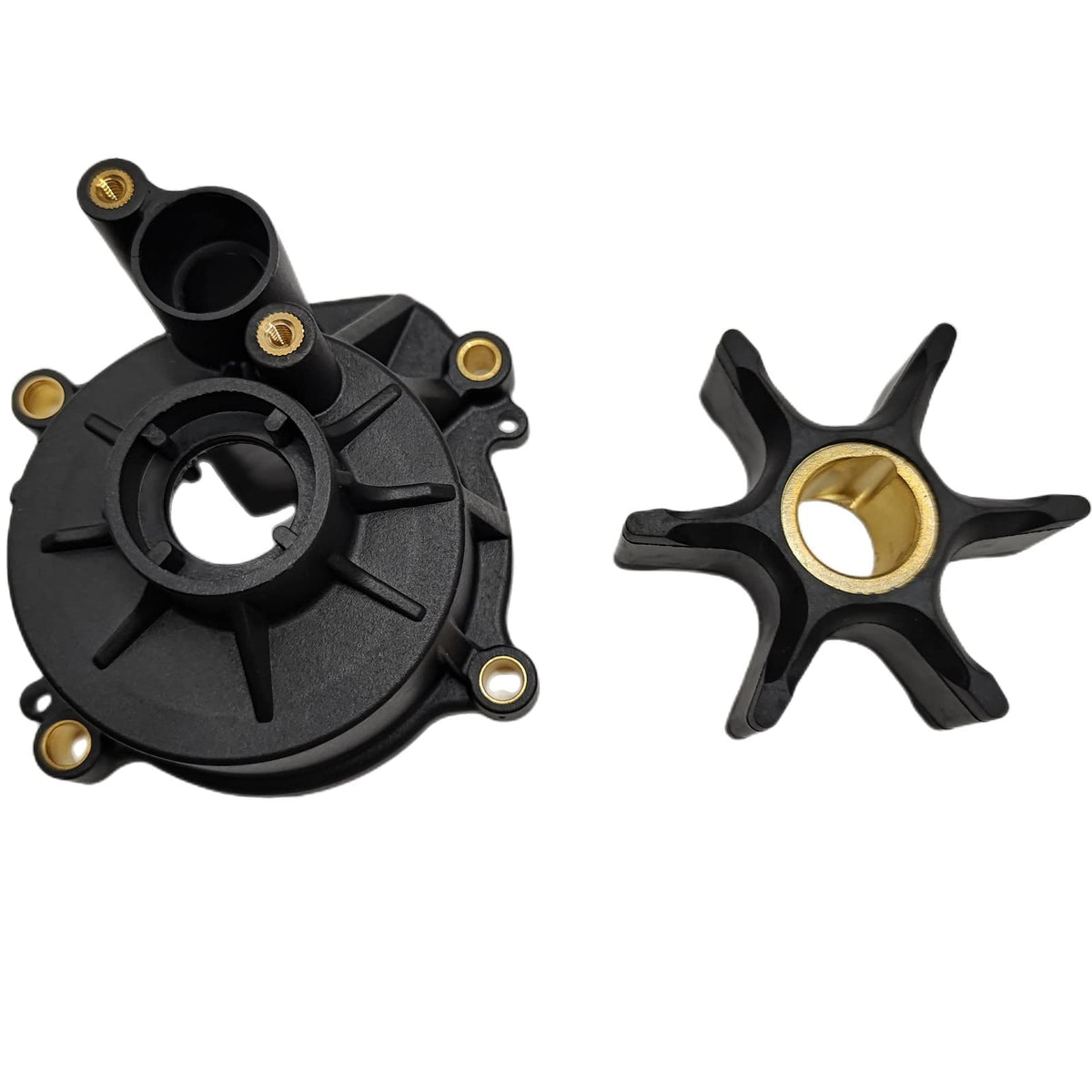 GHmarine coupling tubes and impeller key demonstrating secure drive engagement benefits