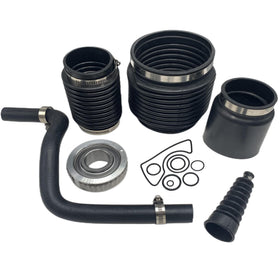 GHmarine exhaust tube and bellow detail illustrating durable exhaust routing protection