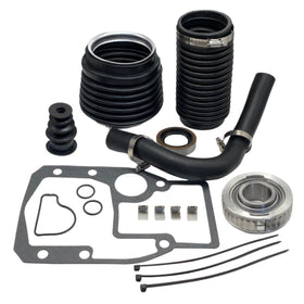 GHmarine front package showing all transom kit parts and organized layout for quick inspection
