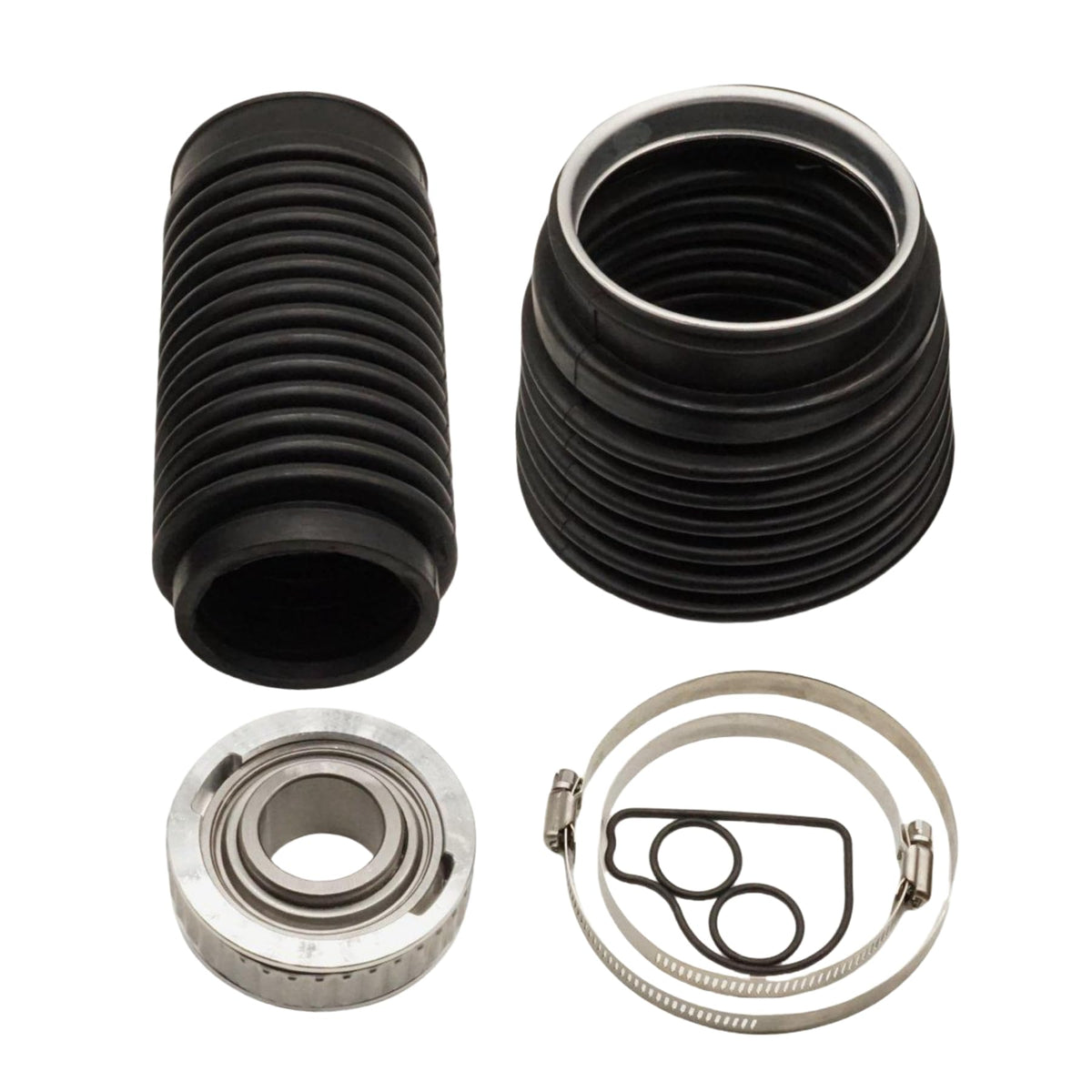 GHmarine gimbal bearing and mounting gasket displayed to show seal and alignment benefits