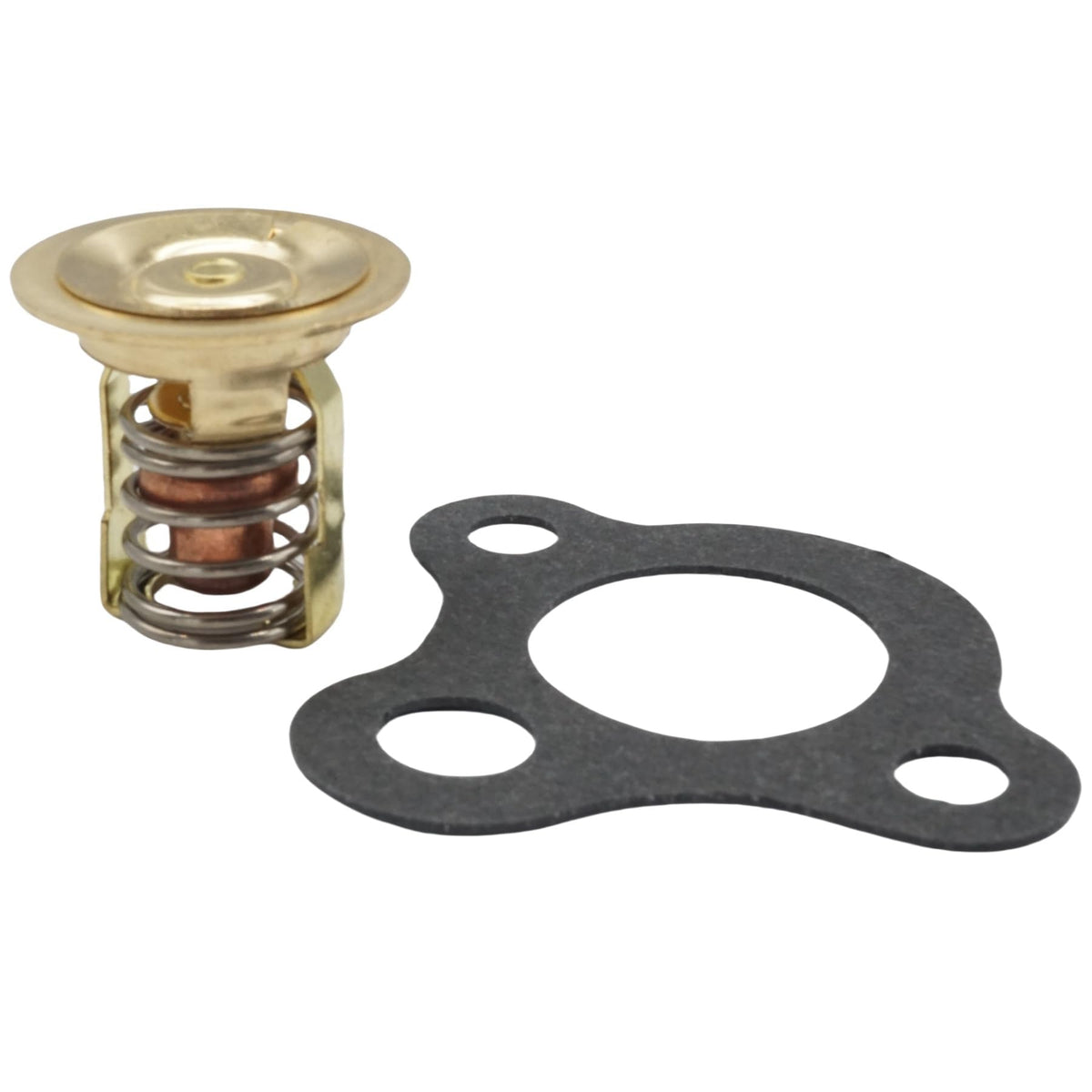 GHmarine thermostat front view showing shape and fit for MerCruiser, clear replacement benefit