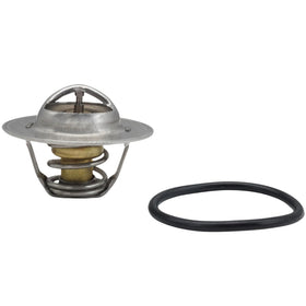 GHmarine thermostat installed on a Mercruiser housing demonstrating correct fit