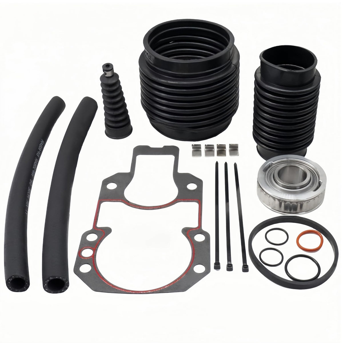 GHmarine transom bellows kit front packaging showing full kit benefit