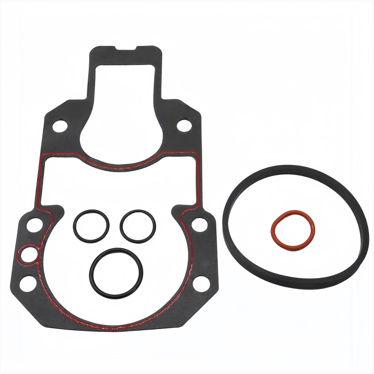 GHmarine water hoses and stainless clamps arranged for easy identification