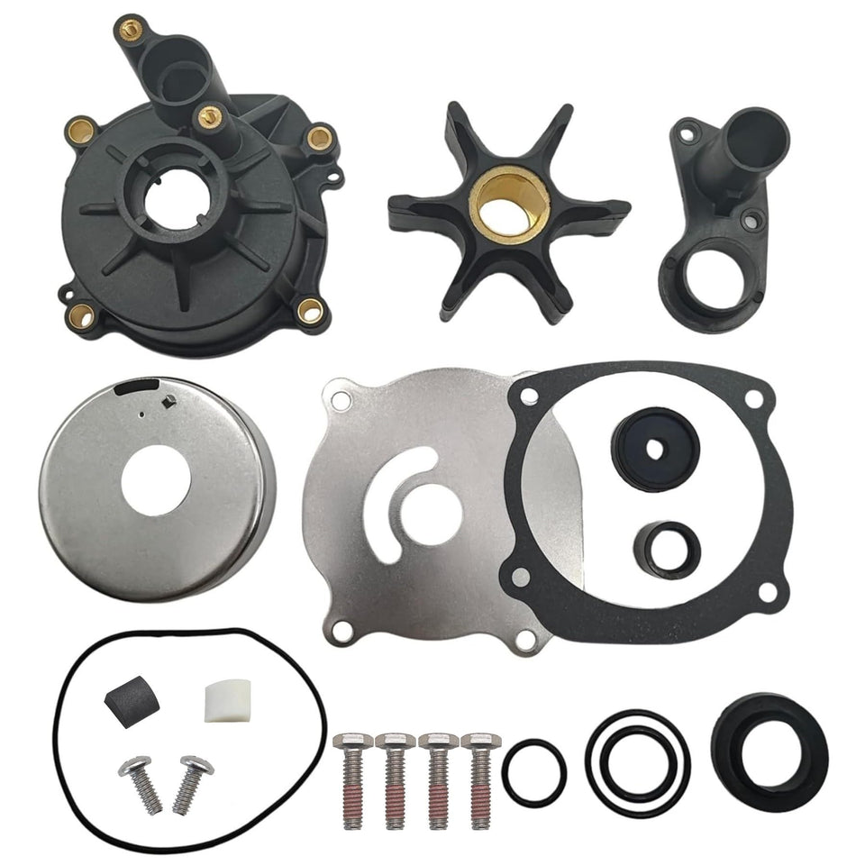GHmarine water pump kit front packaging showing complete repair set and compatibility benefits