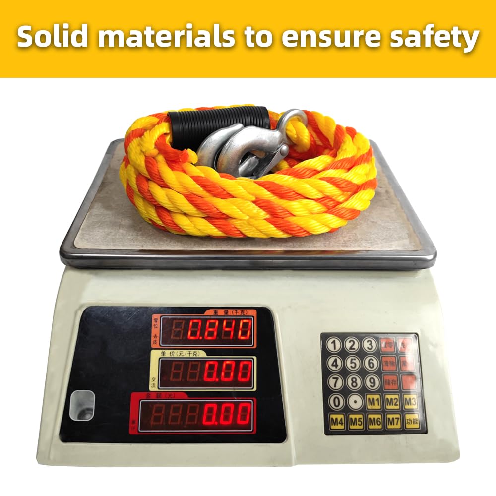 GIAHAND strap laid out next to measuring tape showing 18ft length for planning