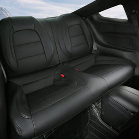GIANT PANDA back seat covers installed showing complete rear protection