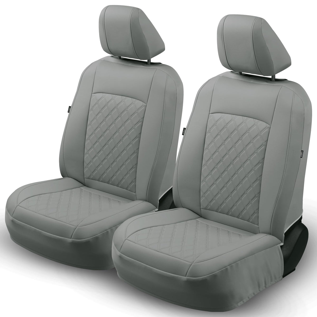 GIANT PANDA front view of seat cover showing tailored fit and upgraded look