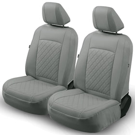 GIANT PANDA front view of seat cover showing tailored fit and upgraded look