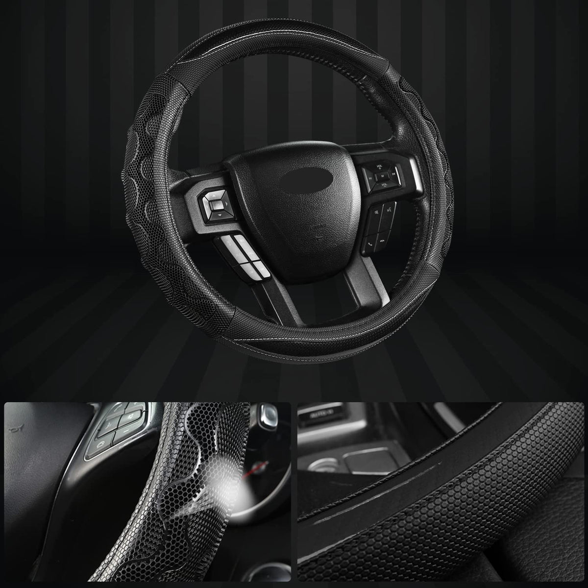 GIANT PANDA inner anti-slip ring detail for improved steering control